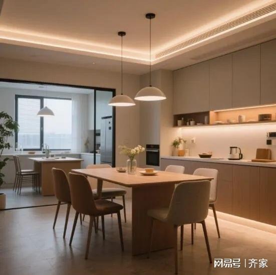 的现代简约餐厅温馨到犯规！AG真人国际游戏哇塞 这家(图2)